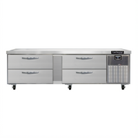 Continental Refrigerator D84GN Two-Section 4-Drawer Refrigerated Griddle Stand