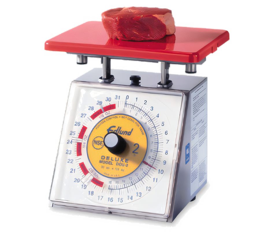 Product image #1 for Deluxe Heavy Duty Portion Control Scale with Rotating Dial, Stainless Steel, 32 oz Capacity
