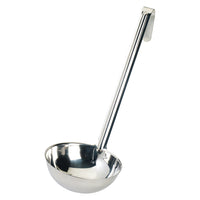 Winco 24 oz Stainless Steel One-Piece Ladle, 18 Inch Overall Length