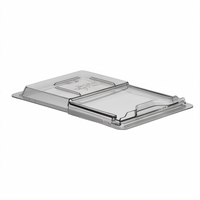 Cambro Camwear Clear Polycarbonate Sliding Lid for 12 x 18 Food Storage Boxes