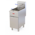 Thumbnail image #1 for Omcan USA 16-Inch Natural Gas Open Pot Floor Fryer, 40-50 lb Oil Capacity