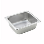 Thumbnail image #1 for Winco SPS2 1/6-Size Straight-Sided Steam Table Pan, 2-1/2-Inch Deep, 25-Gauge 18/8 Stainless Steel Case of 72