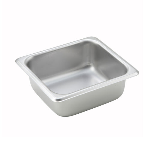 Product image #1 for Winco 1/6 Size Standard Weight Straight-Sided Steam Table Pan, 2-1/2 Inch Deep