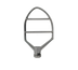 Thumbnail image #1 for Univex Pastry Knife Attachment for 30 Qt Planetary Mixer Bowl