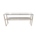 Thumbnail image #1 for Omcan Double-Tier Stainless Steel Overshelf for Prep Table #50034