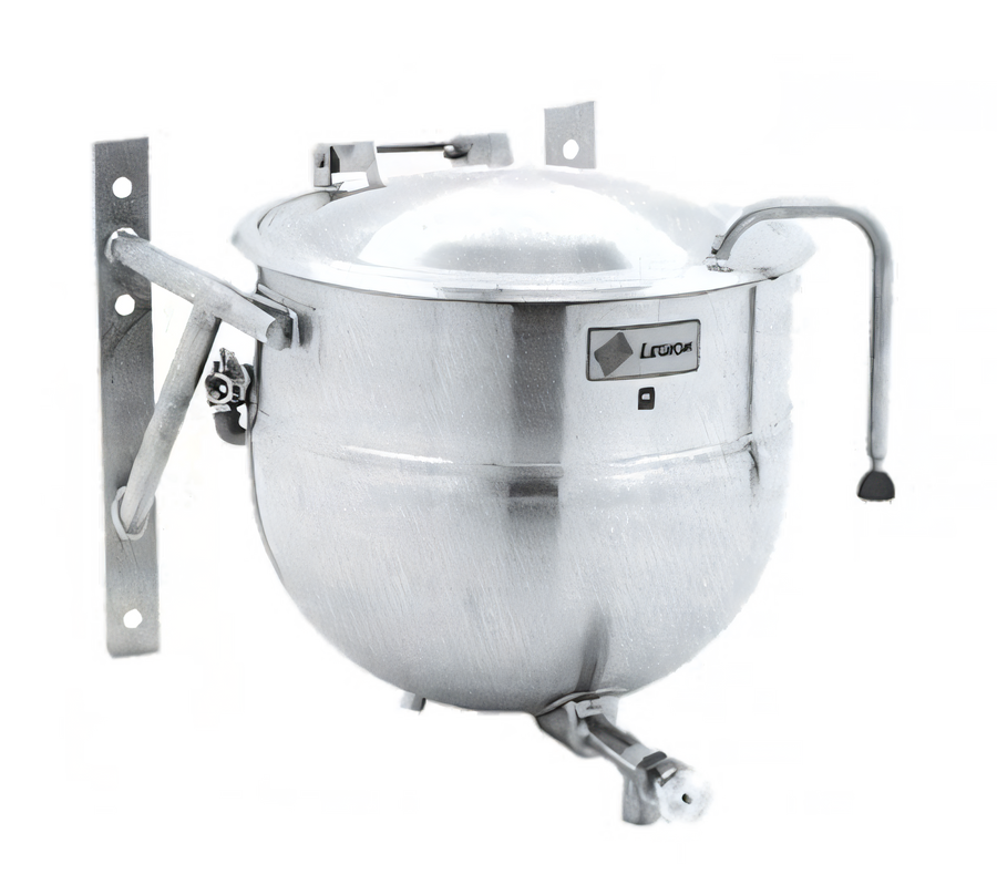Product image #1 for Legion LTWT-10 10-Gallon Wall-Mounted 2/3 Jacketed Direct Steam Kettle