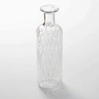 Thumbnail image #1 for American Metalcraft GCD28 28 Oz Diamond-Etched Fully Tempered Clear Glass Water Bottle/Carafe Case of 12
