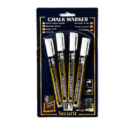 American Metalcraft BLSMA100V4WH Securit Chalk Markers Case of 144