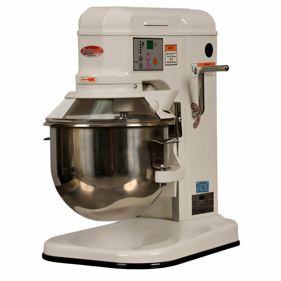 Product image #1 for BakeMax 7 Qt Countertop Heavy-Duty Planetary Mixer with 5-Speed Digital Control and 30-Minute Timer