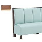 Thumbnail image #1 for ATSMFG ATS AT&S-ASWB-K42-3CH GR6 Kevin Wall Booth, 42" high, 3-channel back, removable sinuous spring seat with connecting links, upholstered, heavy