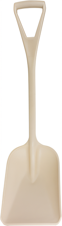 Carlisle Sparta 11-Inch Tan One-Piece Polypropylene Food Service Shovel