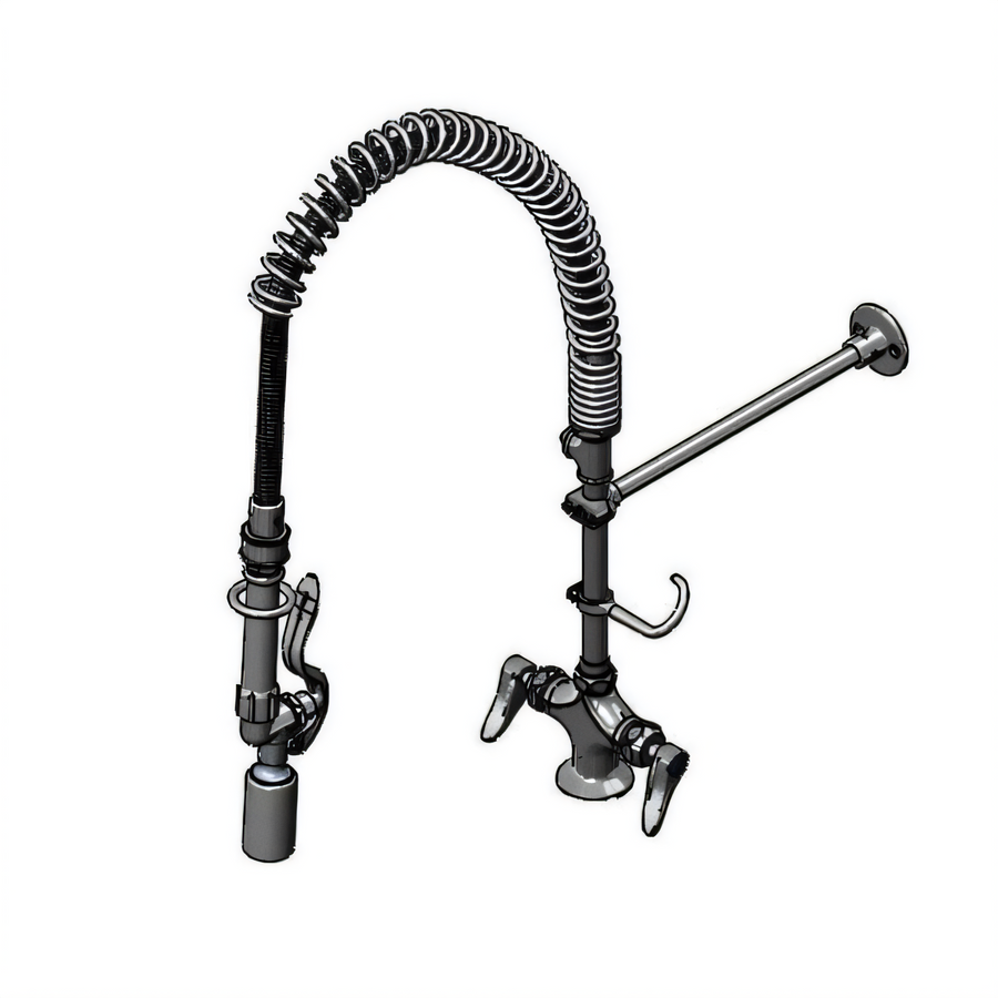 Product image #1 for EasyInstall Deck-Mount Single-Hole Pre-Rinse Unit with 36-Inch Hose and 1.07 GPM Spray Valve