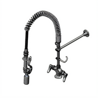 EasyInstall Deck-Mount Single-Hole Pre-Rinse Unit with 36-Inch Hose and 1.07 GPM Spray Valve