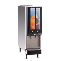 BUNN Silver Series 2-Flavor Countertop Cold Beverage Dispenser with Lighted Door