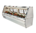 Thumbnail image #1 for Howard-McCray 35 Series Double Duty Fish and Poultry Self-Contained Refrigerated Service Case, 119-Inch, Straight Glass, Stainless Steel, LED