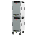 Thumbnail image #1 for Metro HotBlox™ HBCN16-DS-M 16-Pan Dual-Cavity Mobile Insulated Holding Cabinet, Touchscreen, Solid Doors