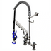 Thumbnail image #2 for EverSteel ULTRARINSE PRU S-0123-U12-CR-BY 8 Inch Deck-Mount Stainless Steel Pre-Rinse Unit with 12 Inch Swing Nozzle & 44 Inch Hose