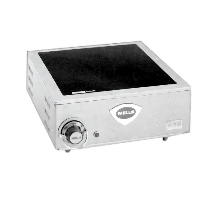 Product image #1 for Wells HC-100 Countertop Electric Glass-Ceramic Hotplate, 1 Burner, 120V