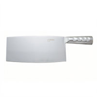 Winco 8-1/4-Inch Chinese Cleaver with Stainless Steel Blade and Steel Handle