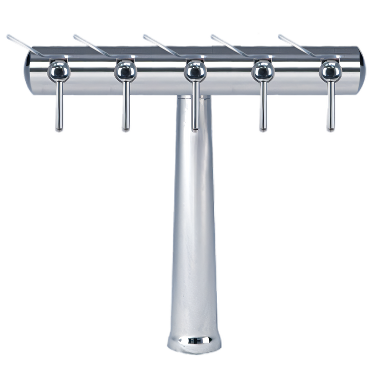 Product image #1 for Havana Countertop Air-Cooled Wine Font with 5 Side Pull Faucets