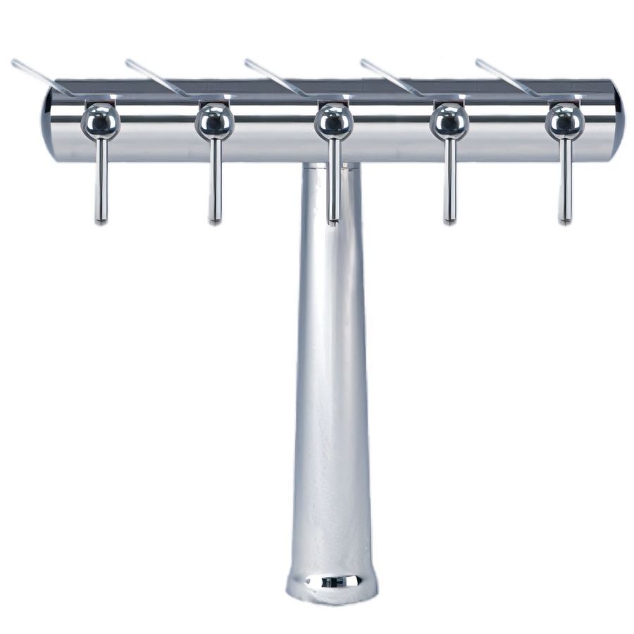 Product image #1 for Havana Countertop Air-Cooled Wine Font with 5 Side Pull Faucets