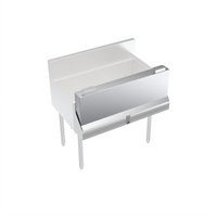 Krowne Royal Series Single 34-Inch Stainless Steel Speed Rail Locking Cover