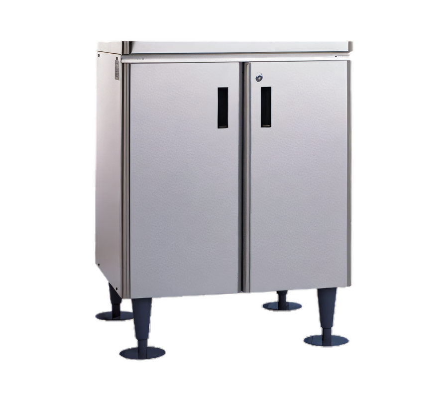 Product image #1 for Hoshizaki Opti-Serve Stainless Steel Equipment Stand with Flat Top and Locking Doors for DCM-300/500