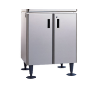 Hoshizaki Opti-Serve Stainless Steel Equipment Stand with Flat Top and Locking Doors for DCM-300/500