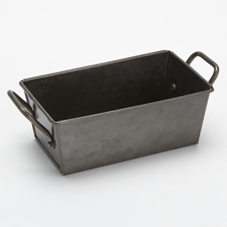 Product image #1 for Black Galvanized Steel Sugar Packet Holder with Handles