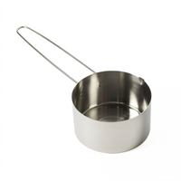 American Metalcraft 1-1/4-Cup Stainless Steel Measuring Cup with 6-Inch Handle