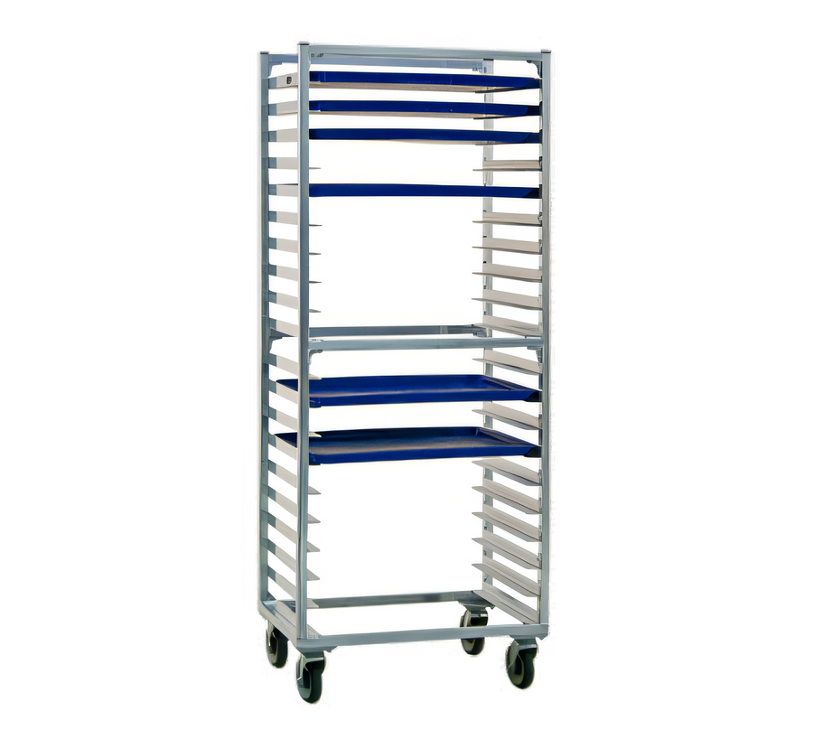 Product image #1 for Mobile Full-Height Side-Loading Aluminum Bun Pan Rack for 20 18 x 26 Pans