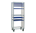 Thumbnail image #1 for Mobile Full-Height Side-Loading Aluminum Bun Pan Rack for 20 18 x 26 Pans