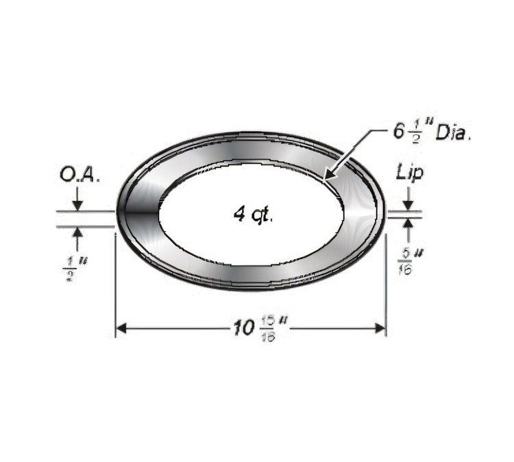Product image #1 for Adapter Top for 11 Qt Round Warmer to Hold 4 Qt Inset