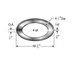 Thumbnail image #1 for Adapter Top for 11 Qt Round Warmer to Hold 4 Qt Inset