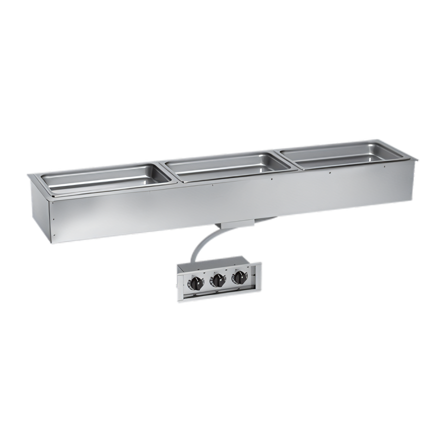 Product image #1 for Alto-Shaam Halo Heat Insulated Drop-In Electric Hot Food Well, 3 Full-Size Pan Capacity