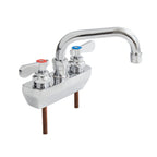 Thumbnail image #1 for John Boos PBF-4SM2-6LF Lead-Free Commercial Splash-Mount Faucet, 6-Inch Swing Spout, 4-Inch Centers, Ceramic Valves
