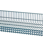 Thumbnail image #1 for Quantum Store Grid SG-LS1436P Wire Shelf, 36"W x 14"D x 7-1/2"H, Retaining Front Edge, Green Epoxy Finish