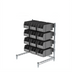Thumbnail image #1 for Metro Chain Reaction Countertop Condiment Tower with 12 Bins, Chrome Finish