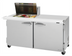 Thumbnail image #1 for Turbo Air PRO Series 60-1/4 Inch 2-Section Sandwich/Salad Mega Prep Table with Work Station, 12-Pan Top, Rear-Mounted Self-Contained Refrigeration