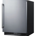 Thumbnail image #1 for Summit Commercial Summit Appliance ALFZ53 Undercounter All-Freezer, 3.7 Cu. Ft., ADA-Compliant, Stainless Steel Door, Black Cabinet