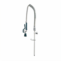 Krowne Royal Series Pre-Rinse Assembly, Less Base, Spring-Action Flexible Gooseneck, 35-Inch High, 1.2 GPM