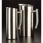 Thumbnail image #1 for American Metalcraft WPSF67 Stainless Steel Water Pitcher, 67 oz., Satin Finish, with Handle and Ice Guard Case of 12