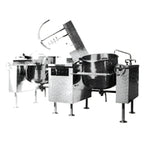 Thumbnail image #1 for Crown DLTM-40-2 Twin 40-Gallon Direct Steam Tilting Mixer Kettle