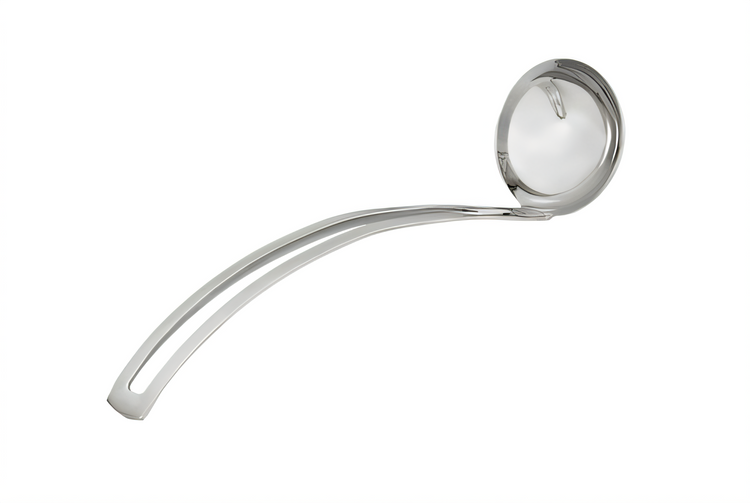Product image #1 for Miramar Contemporary Style Stainless Steel Serving Ladle, 2 oz