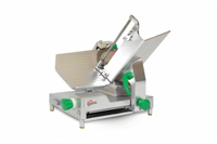 Primo Deluxe 12-Inch Manual Meat Slicer, 1/2 HP, Belt Drive