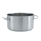 Thumbnail image #1 for Vollrath Intrigue® 47734 24 Qt Induction-Ready 18-8 Stainless Steel Sauce Pot with Welded Handles, Without Lid