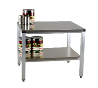 New Age 24-Inch W x 29-Inch D x 24-Inch H Stationary Aluminum Open Base Equipment Stand, 1,000 lb. Capacity