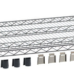 Thumbnail image #1 for Metro Super Erecta EZA-2460NC EZ-ADD Wire Shelf with Corner Hardware, 60 x 24 in, Chrome
