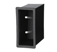 Vollrath FMDL-2V Flush Mount Vertical 2-Stack Dome Lid Holder