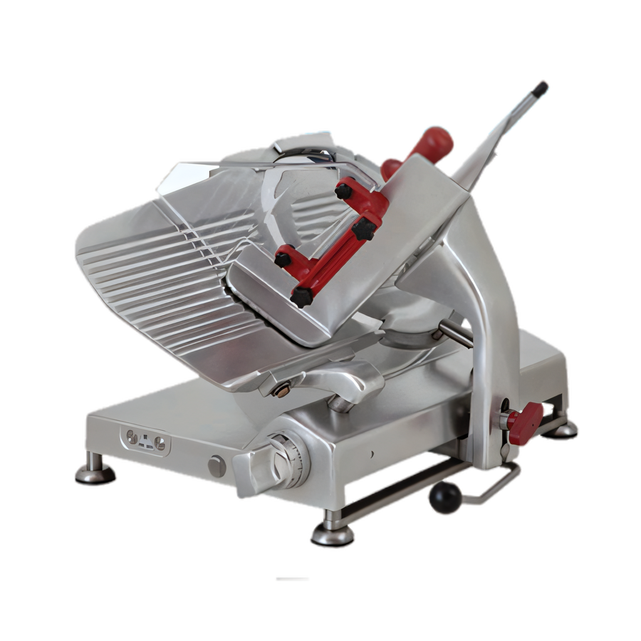Product image #1 for Trento 13-Inch Gear-Driven Manual Feed Commercial Meat Slicer, 1/2 HP, 120V